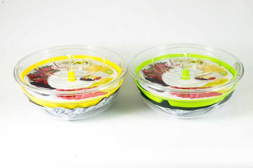 [70158] Plastic Fruit Serving Bowl with Lid (6 pcs/ctn)