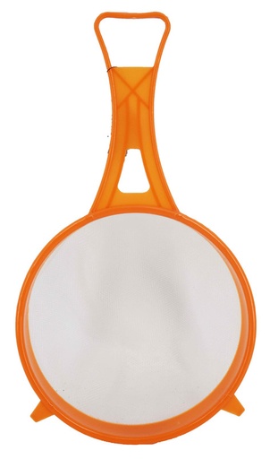 [70193-18] 7" Orange Plastic Mesh Strainer (24 pcs/ctn)