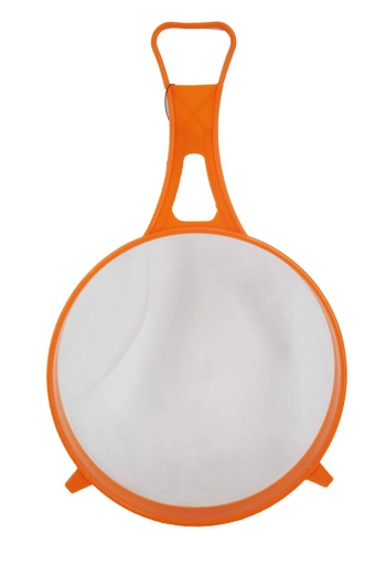 [70193-22] 8.6" Orange Plastic Mesh Strainer (24 pcs/ctn)