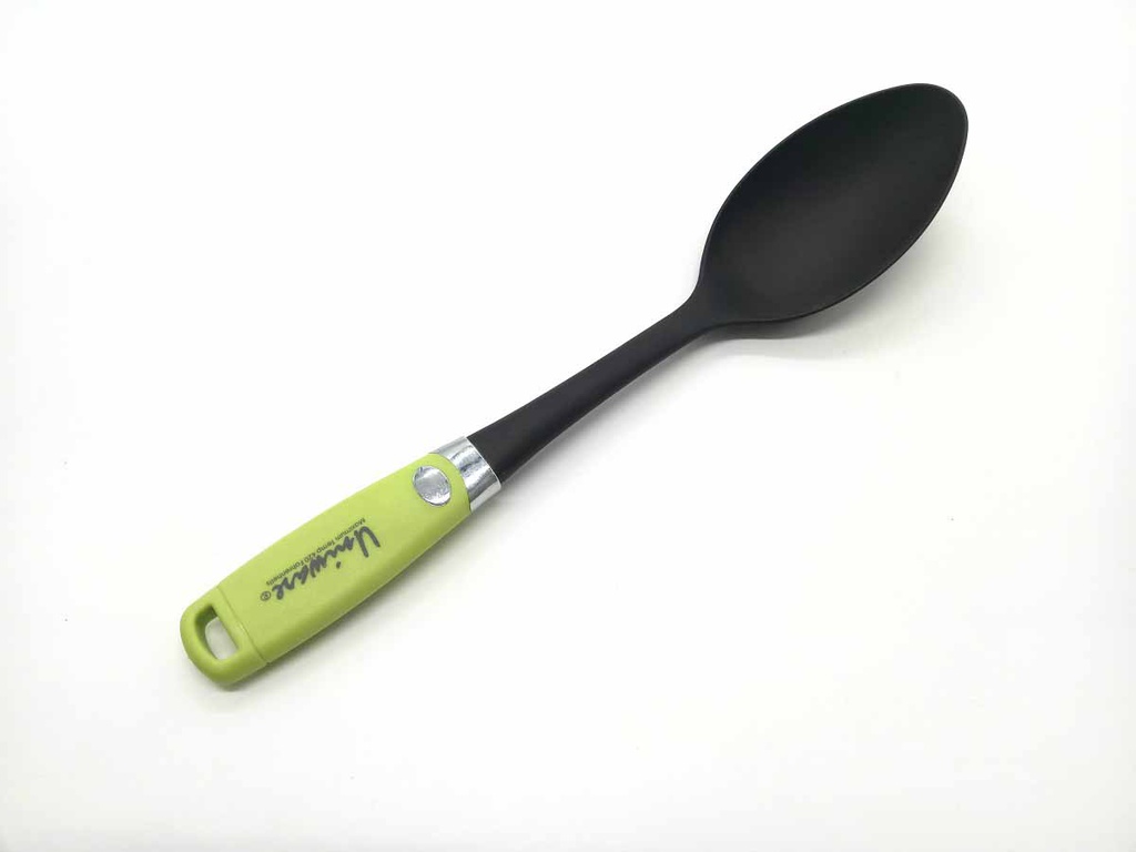 14&quot; Non-Stick Basting Spoon with Green Handle (72 pcs/ctn)