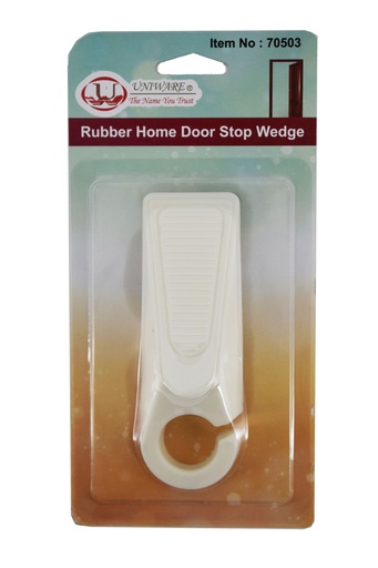 [70503] 5.1"x1.8" Rubber Wedge Door Stop (24 pcs/ctn)