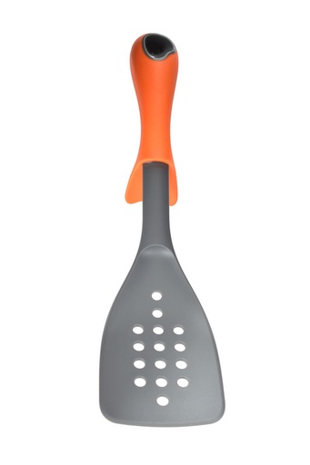 [70703] 13" Non-Stick Slotted Spatula with TPR Handle (72 pcs/ctn)