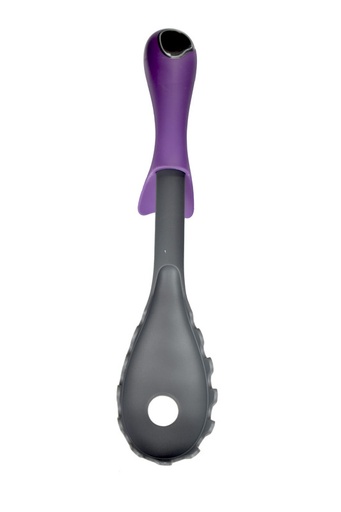 [70707] 13" Non-Stick Pasta Server with TPR Handle (72 pcs/ctn)