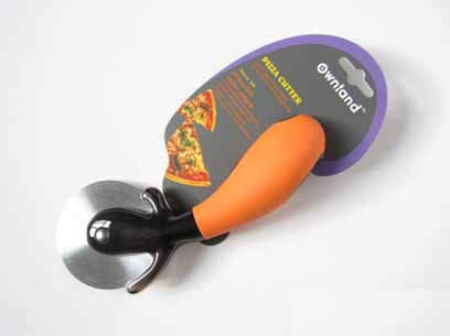 [70709] Soft Touch Pizza Cutter with TPR Handle (96 pcs/ctn)