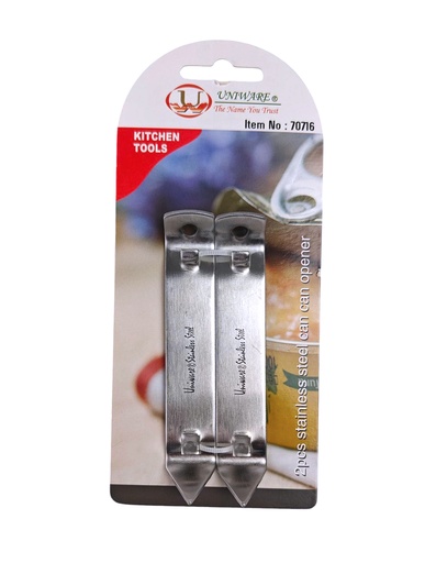 [70716] 2 pc Stainless Steel Can Opener (96 sets/ctn)