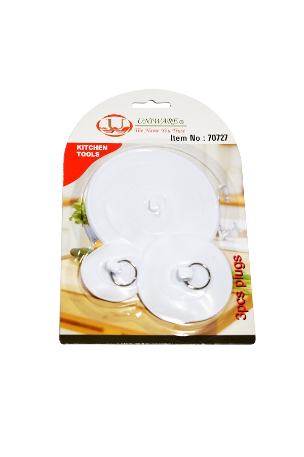 3 pc Plugs Sink Stopper (72 pcs/ctn)