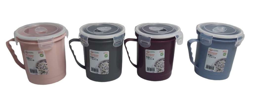 700ml Plastic Microwave Bowl (24 pc/ctn)