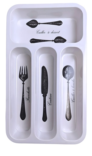 [71090] 4 Section Melamine Utensil Organizer (18 pcs/ctn)