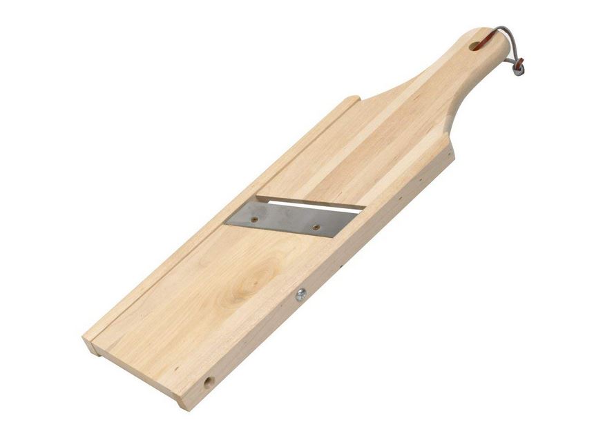 13.8"x4" Wood Plantain Slicer (36 pcs/ctn)
