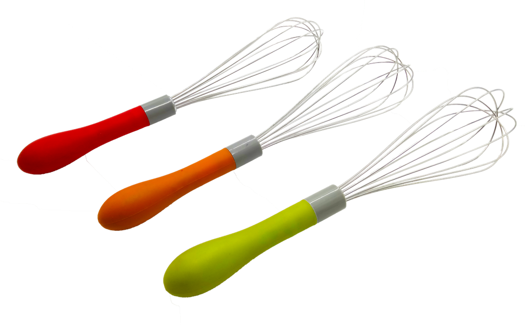 13" Stainless Steel Whisk, Mixed Colors (48 pcs/ctn)