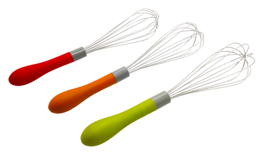 [77007] 13" Stainless Steel Whisk, Mixed Colors (48 pcs/ctn)