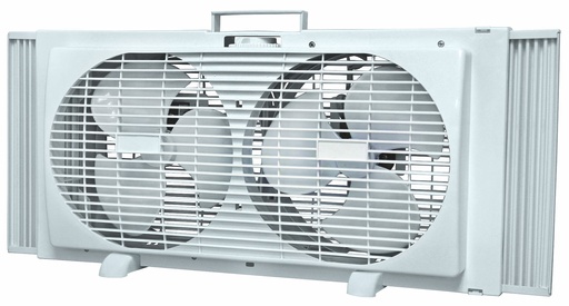 [8060] 9" Dual 2 Speed Window Fan with Dial Control, ETL Certified (1 pc/ctn)