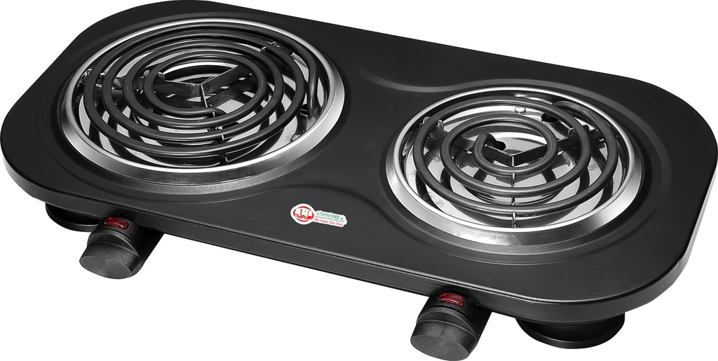 1500 Watt Double Electric Coil Hot Plate (4 pcs/ctn)