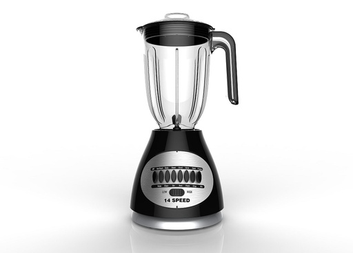 [81107] 1.6QT 450 Watt 14 speed Table Blender (4 pcs/ctn)