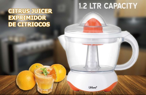 [8701OR] 1.2 Liter Orange 25 Watt Electric Juicer (12 pcs/ctn)