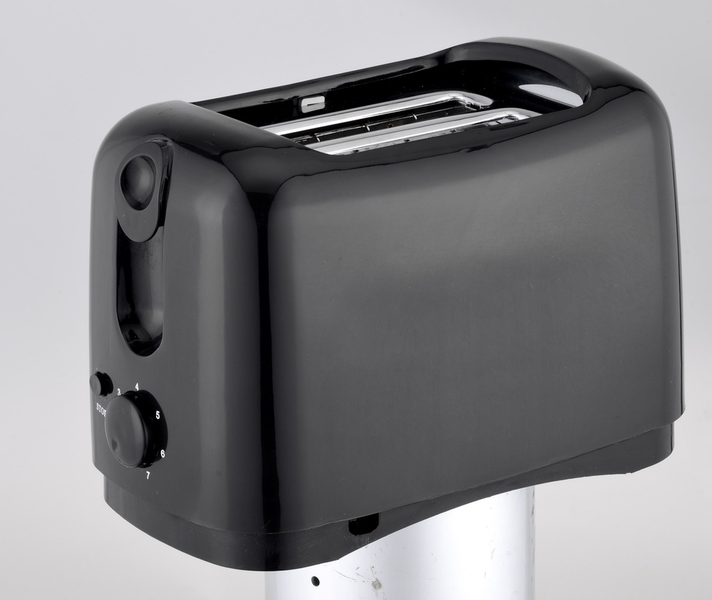 750 Watt 2 Slice Cool Touch Black Toaster (6 pcs/ctn)