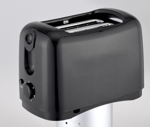 [8711BK] 750 Watt 2 Slice Cool Touch Black Toaster (6 pcs/ctn)