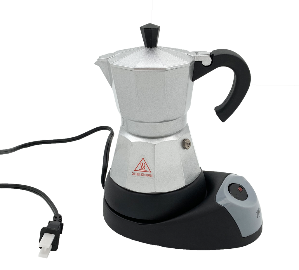 400 Watt 3 Cup Electric Aluminum Coffee Maker (4 pcs/ctn)