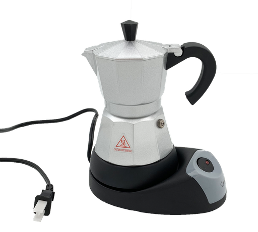 [89501-3] 400 Watt 3 Cup Electric Aluminum Coffee Maker (4 pcs/ctn)