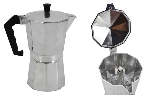 [9501-12] 12 Cups Aluminum Espresso Coffee Pot (12 pcs/ctn)
