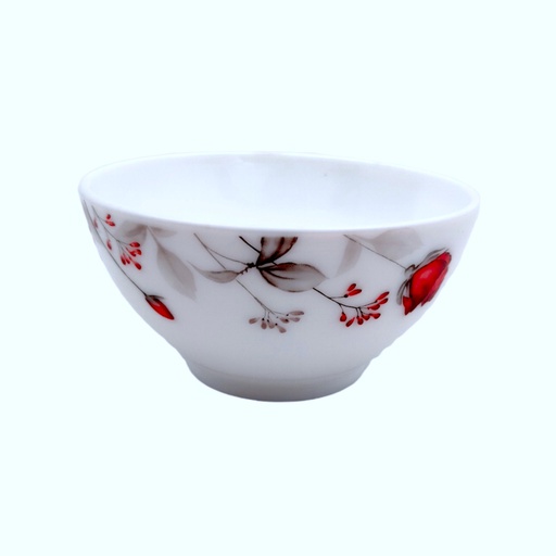 [RA206-45] 4.5" Opal Glass Rose Flower Deep Bowl (36 pcs/ctn)