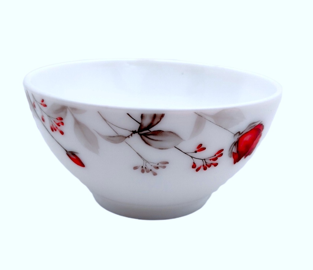 5" Opal Glass Rose Flower Deep Bowl (36 pcs/ctn)