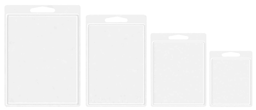[16045] 24"x18" Heavy Duty Plastic Cutting Board (5 pcs/ctn)
