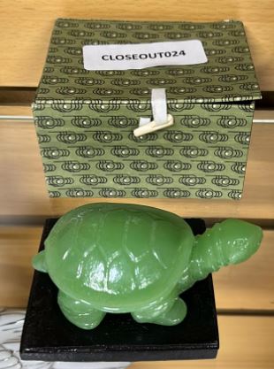 [CLOSEOUT024] Glass Decoration, Turtle, Big (6 pc/ctn)