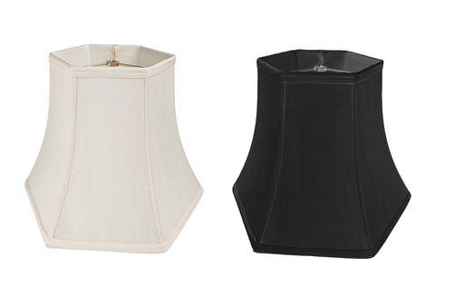 [CLOSEOUT047] Lamp Shade 13"H X 18"D, White (6 pc/ctn)