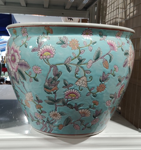 [CLOSEOUT199] Ceramic Fish Bowl, Big  (1 pc/ctn)