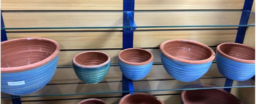 [CLOSEOUT011] 5 pc Ceramic Flower Pot Set (4 set/ctn)