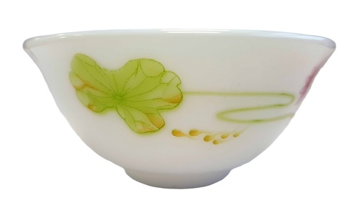[A203-40C] 4" Opal Glass Lotus Flower All Purpose Bowl (36 pcs/ctn)