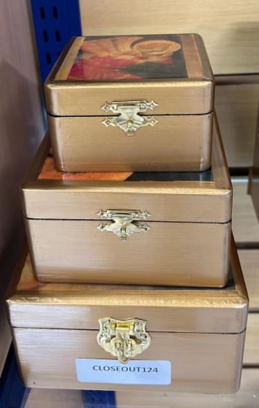3 pc Wood Cabinet set (6 set/ctn)