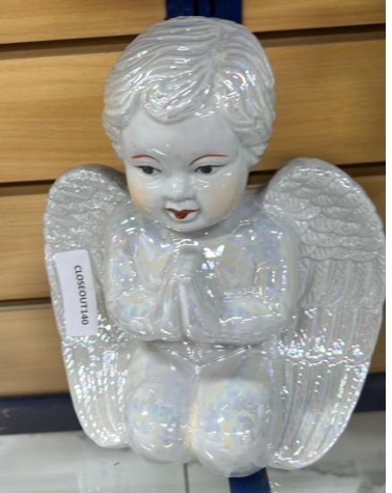 Ceramic Praying Baby Angel (6 pc/ctn)