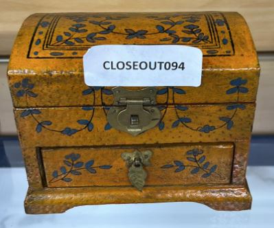 [CLOSEOUT094] 2 Tier Wood Cabinet, Small (6 pc/ctn)