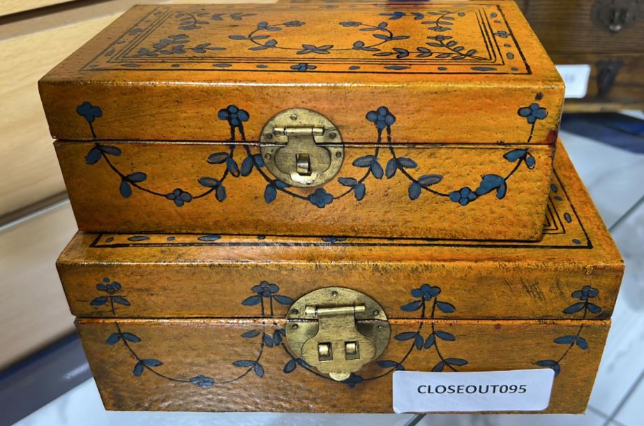 2 Pcs Wood Cabinet, Small (6 set/ctn)
