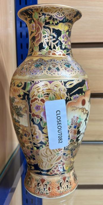 Ceramic Vase/Guanying Bottle with Golden Deco (6 pc/ctn)