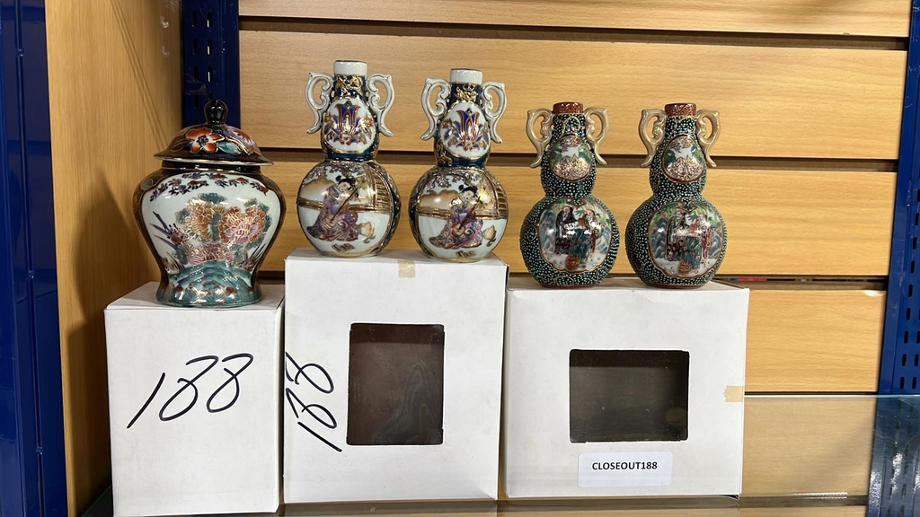 Ceramic Decoration, Vase wiht 2 Ears (6 pc/ctn)
