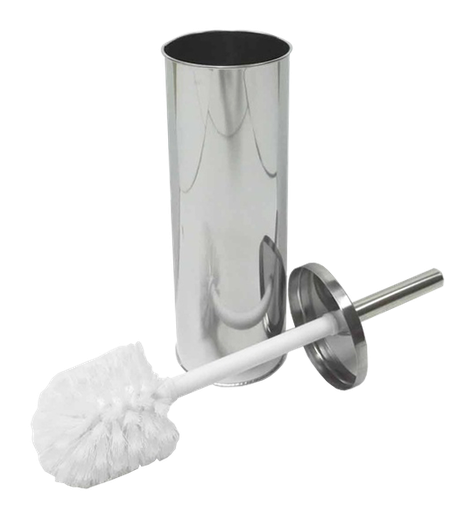 [16734] 15" Stainless Steel Toilet Brush with Base (12 pcs/ctn)