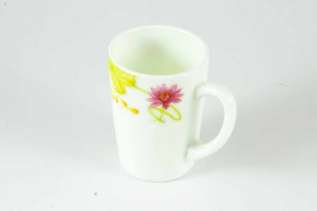 350ml Opal Glass Lotus Flower Mug (48 pcs/ctn)