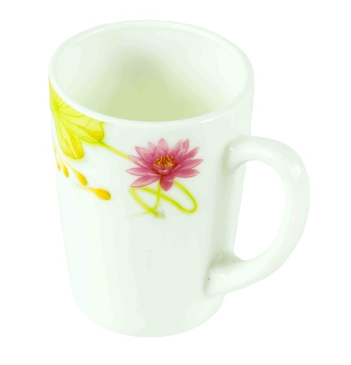 [A210-350C] 350ml Opal Glass Lotus Flower Mug (48 pcs/ctn)