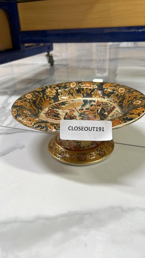 [CLOSEOUT191] Ceramic Leveraged Cake Holder/Bowl Decorative (6 pc/ctn)