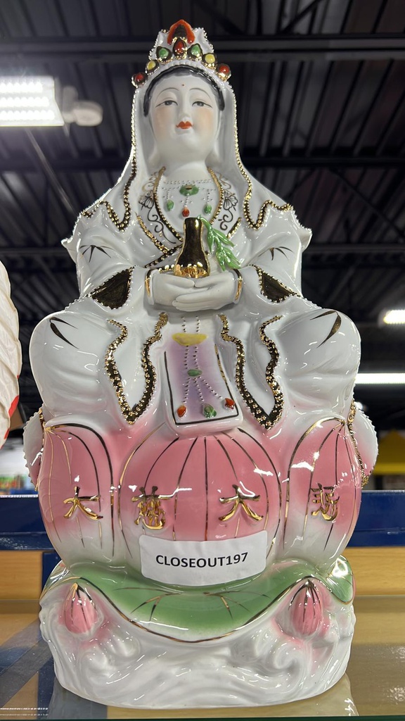 Ceramic Goddess/Buddha Figure (6 pc/ctn)