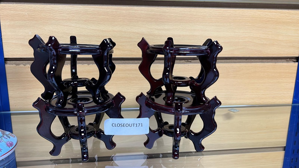 Decorative Wooden Flower Pot/Bowl Stands (4 pcs/ctn)