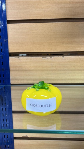 [CLOSEOUT165] Ceramic Decorative Yellow Tomato (pcs/ctn)