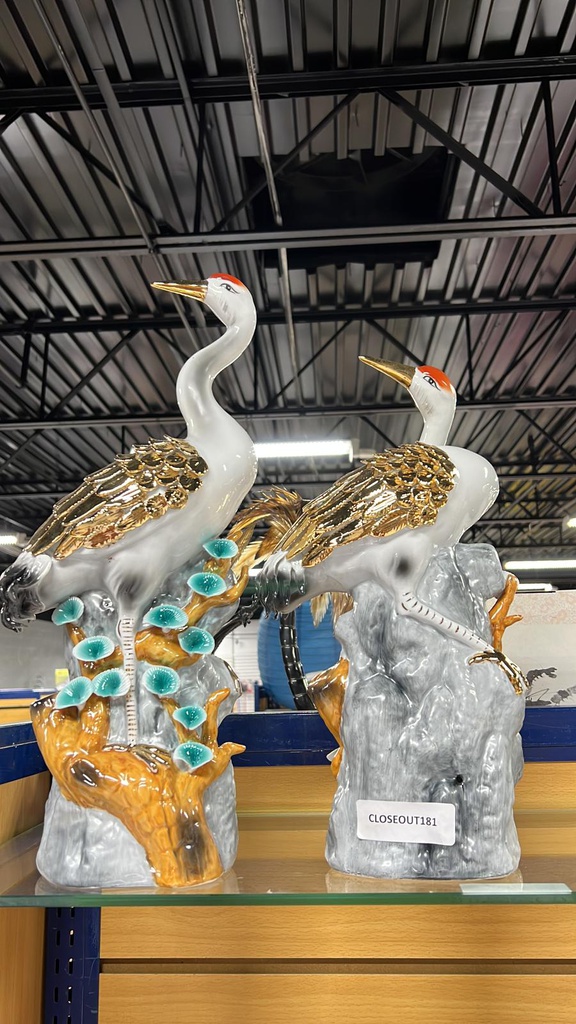 Ceramic Decorative Stork Bird (6 pcs/ctn)