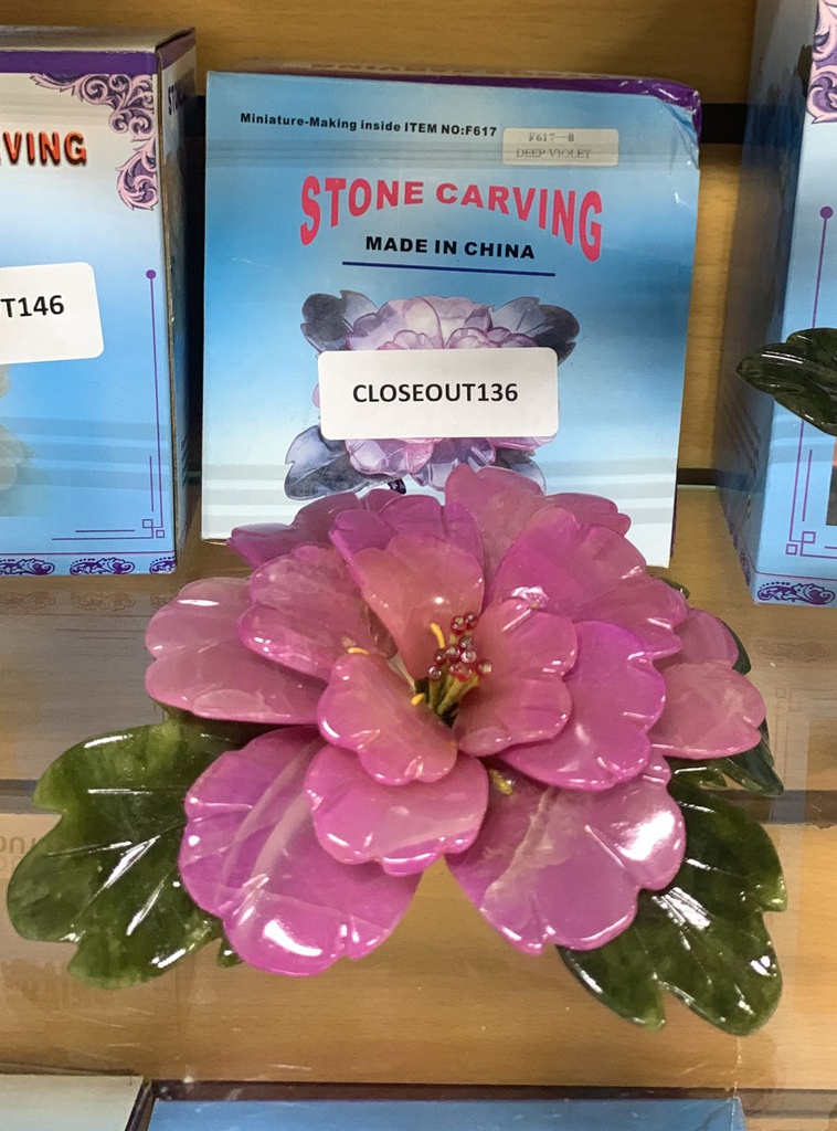 Jade Stone Flower (6pc/ctn)