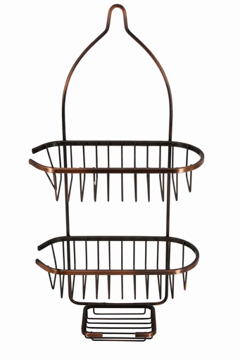 [17002] Antique Bronze Heavy Duty Shower Caddy (8 pcs/ctn)