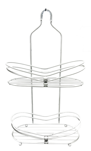 [17006] White Shower Caddy (12 pcs/ctn)