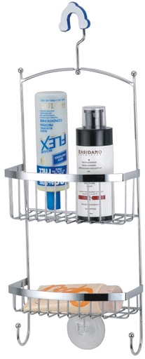 [17007] Iron Chrome Plated Shower Caddy (12 pcs/ctn)